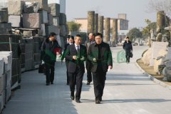 区领导考察团莅临利来国际app集团检查指导工作